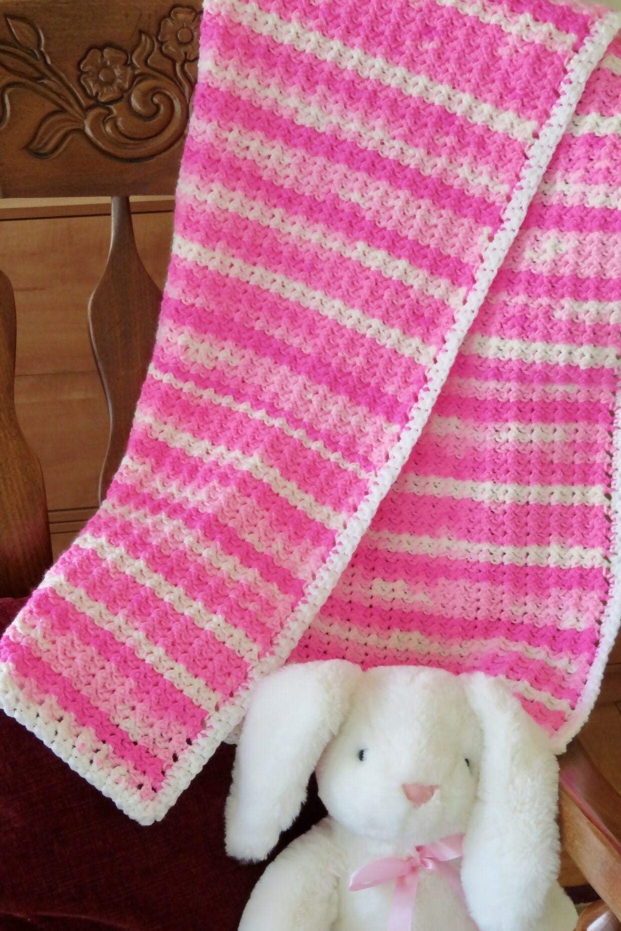 Rock-A-Bye Ice Cream Baby Blanket (Crochet)